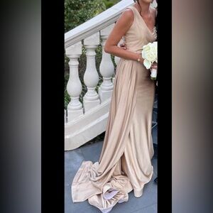 Custom Gold Jessica Angel Dress